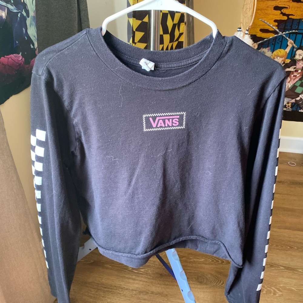 Long sleeve crop top